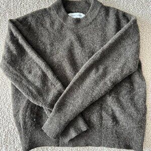 Samsøe Samsøe Women's Brown and Grey Jumper